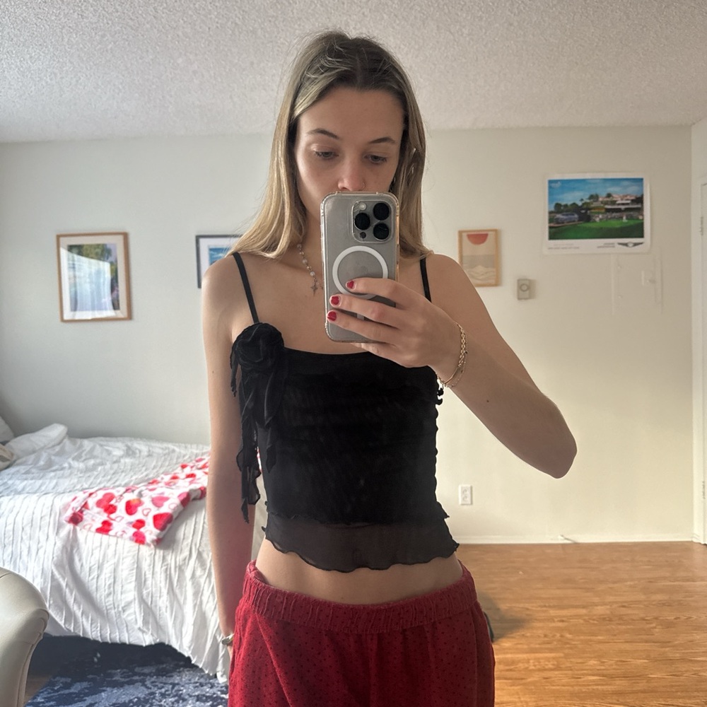 Elegant Black Women's Top